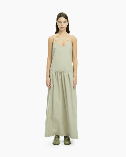 MLO Abito lungo con cut-out GRIGIO