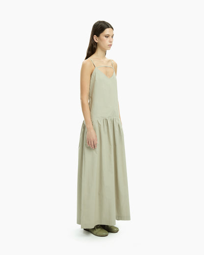 MLO Abito lungo con cut-out GRIGIO