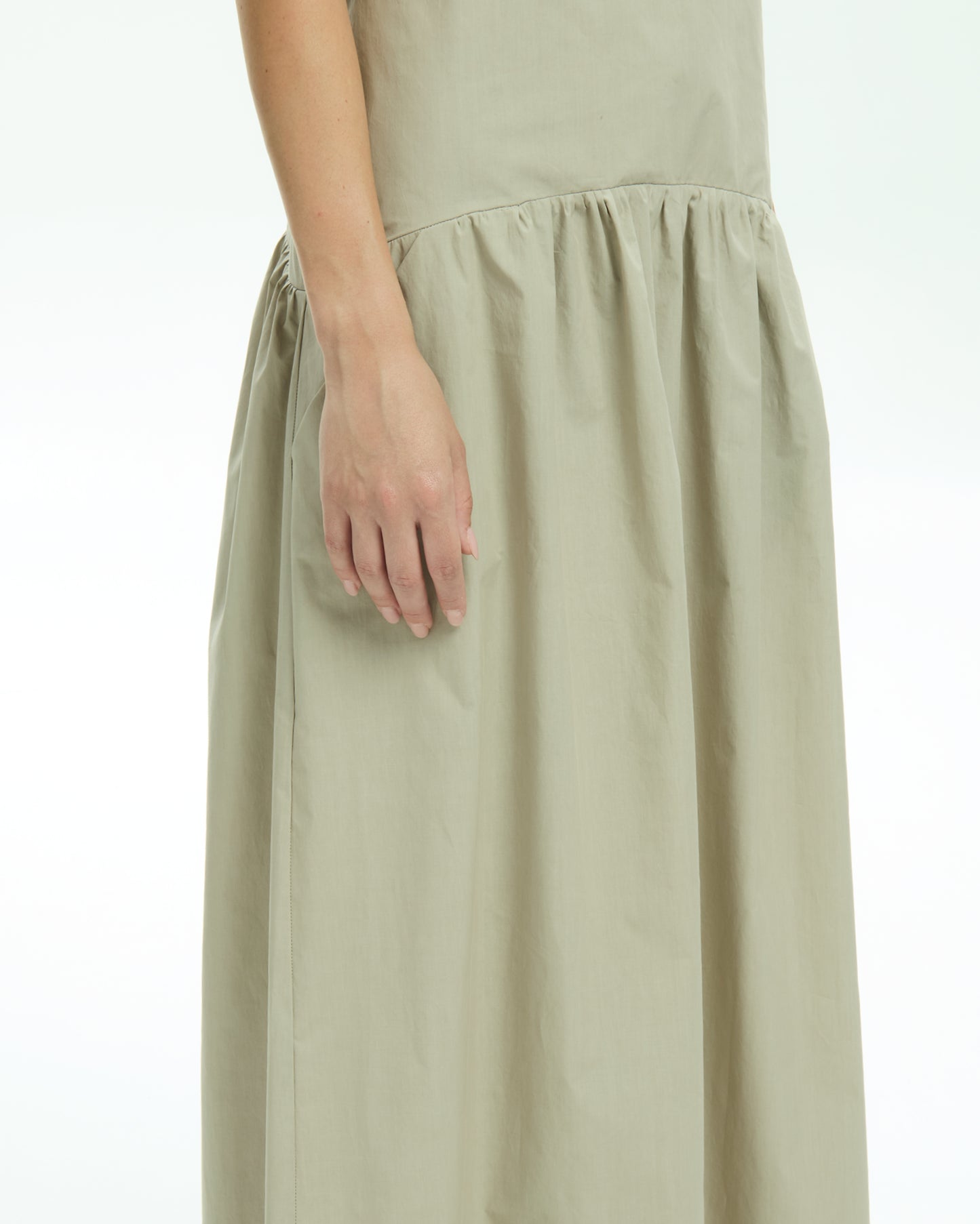 MLO Abito lungo con cut-out GRIGIO