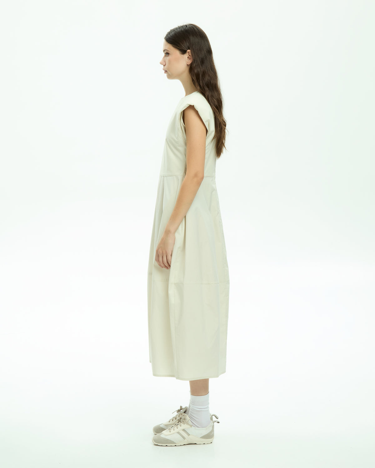 MLO Abito midi BEIGE