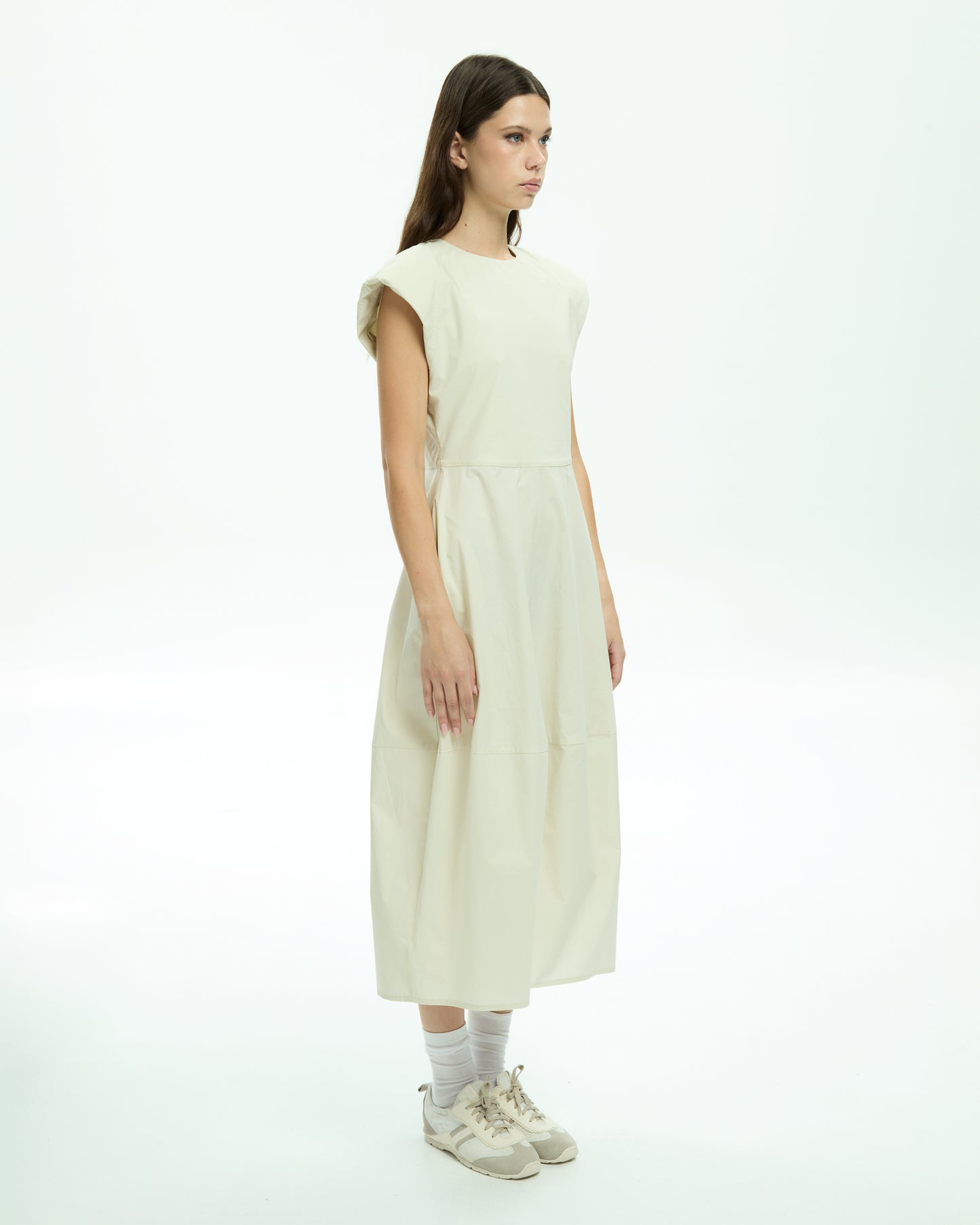 MLO Abito midi BEIGE