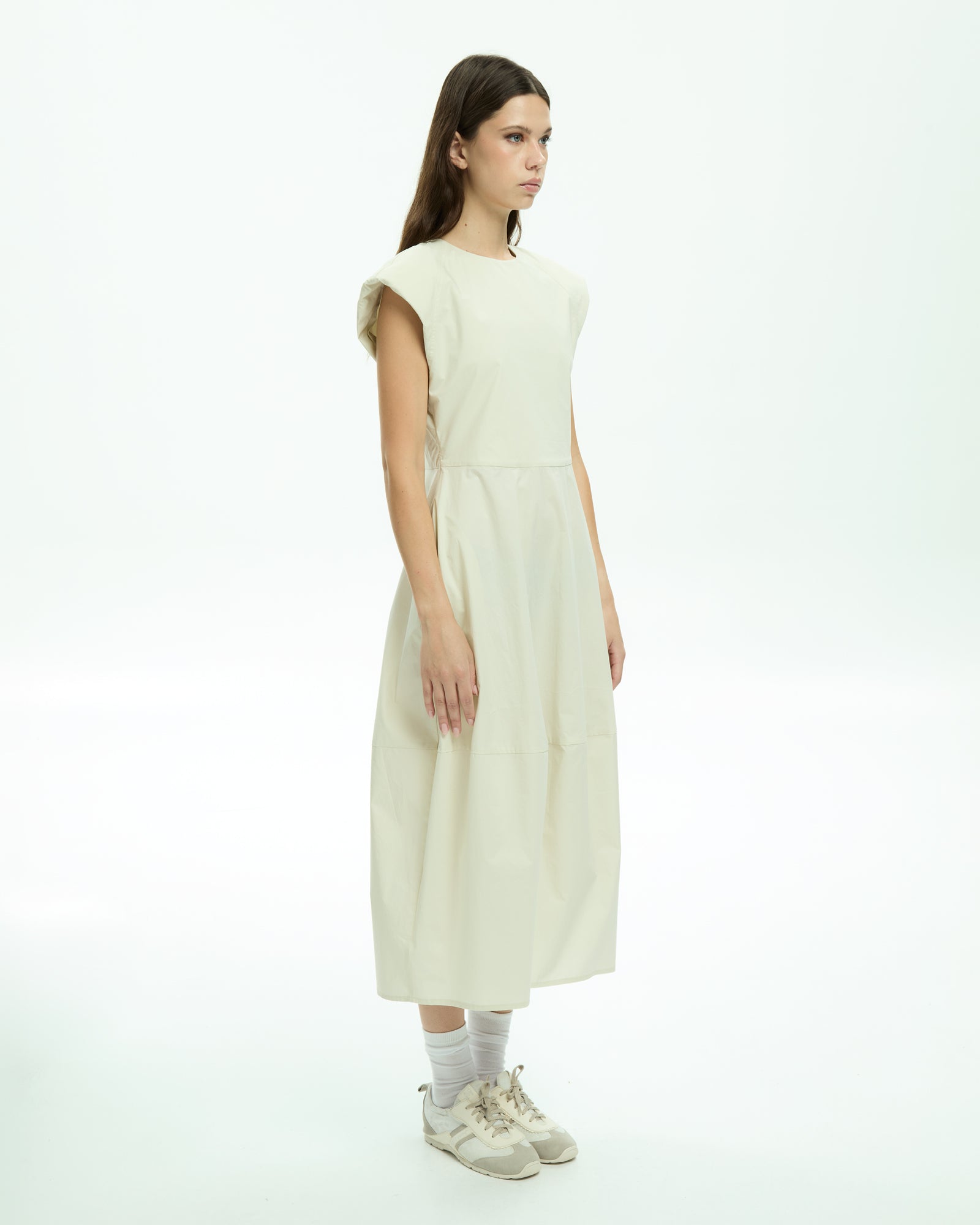 MLO Abito midi BEIGE