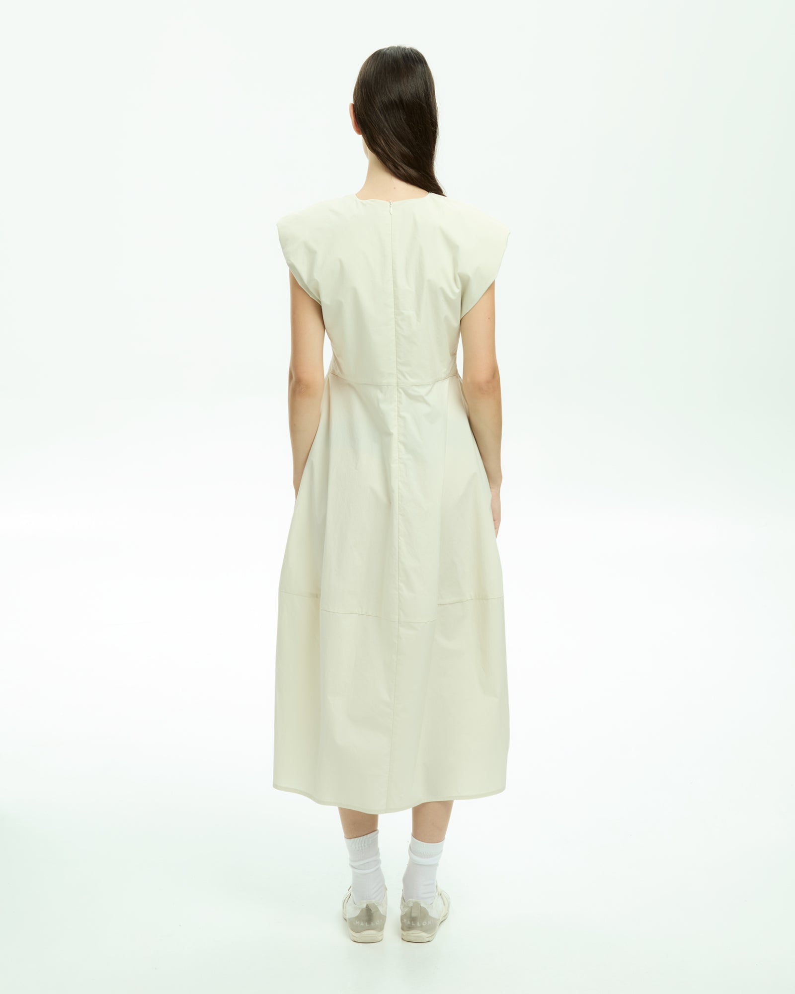 MLO Abito midi BEIGE