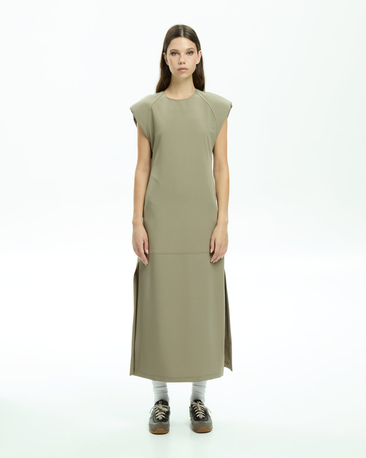 MLO Abito midi VERDE