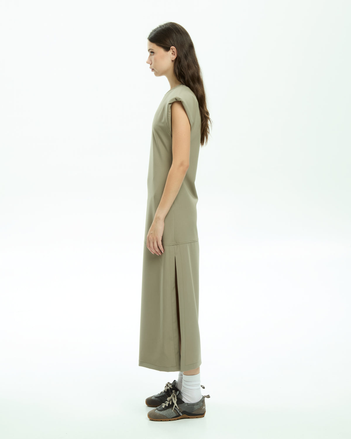 MLO Abito midi VERDE