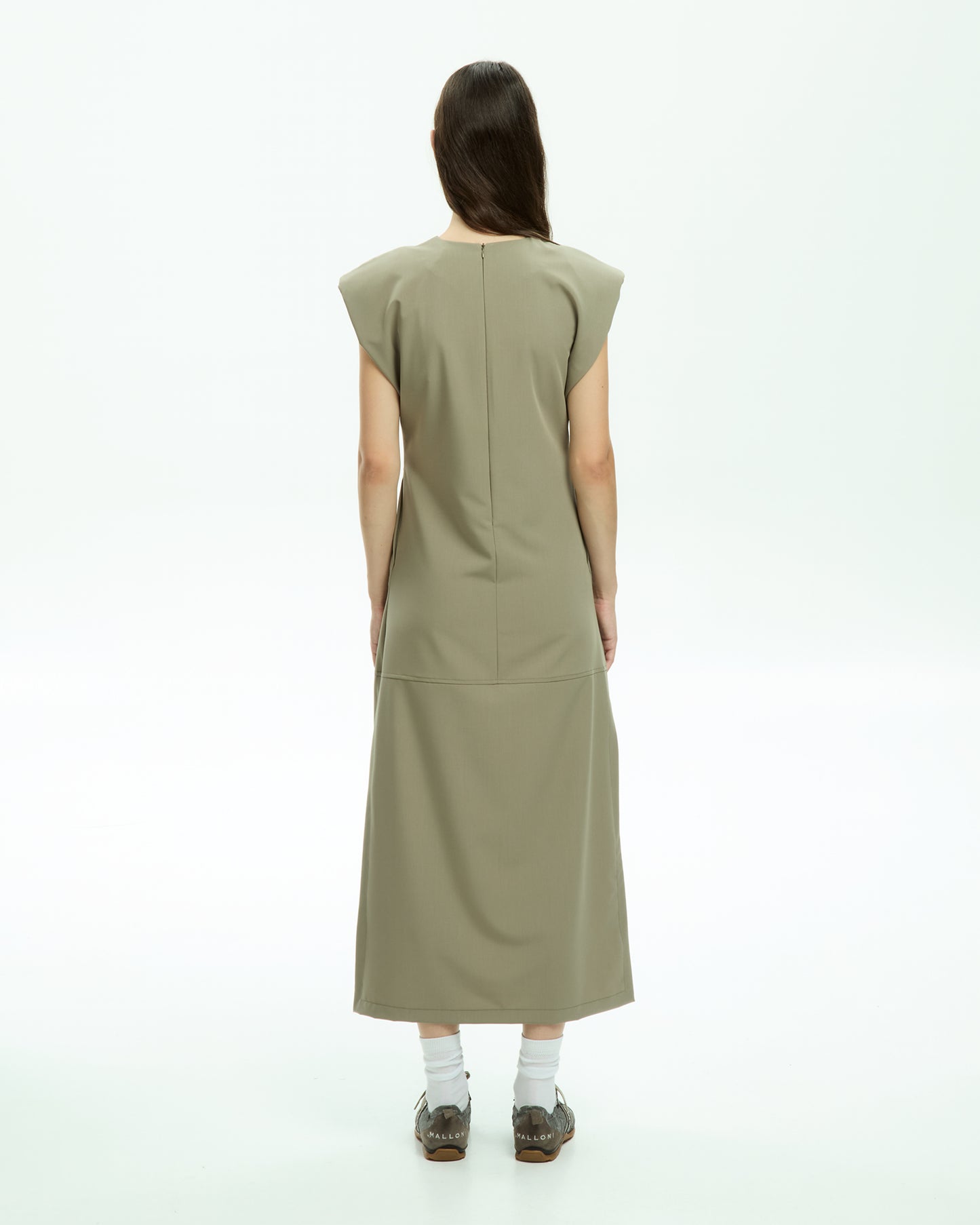 MLO Abito midi VERDE