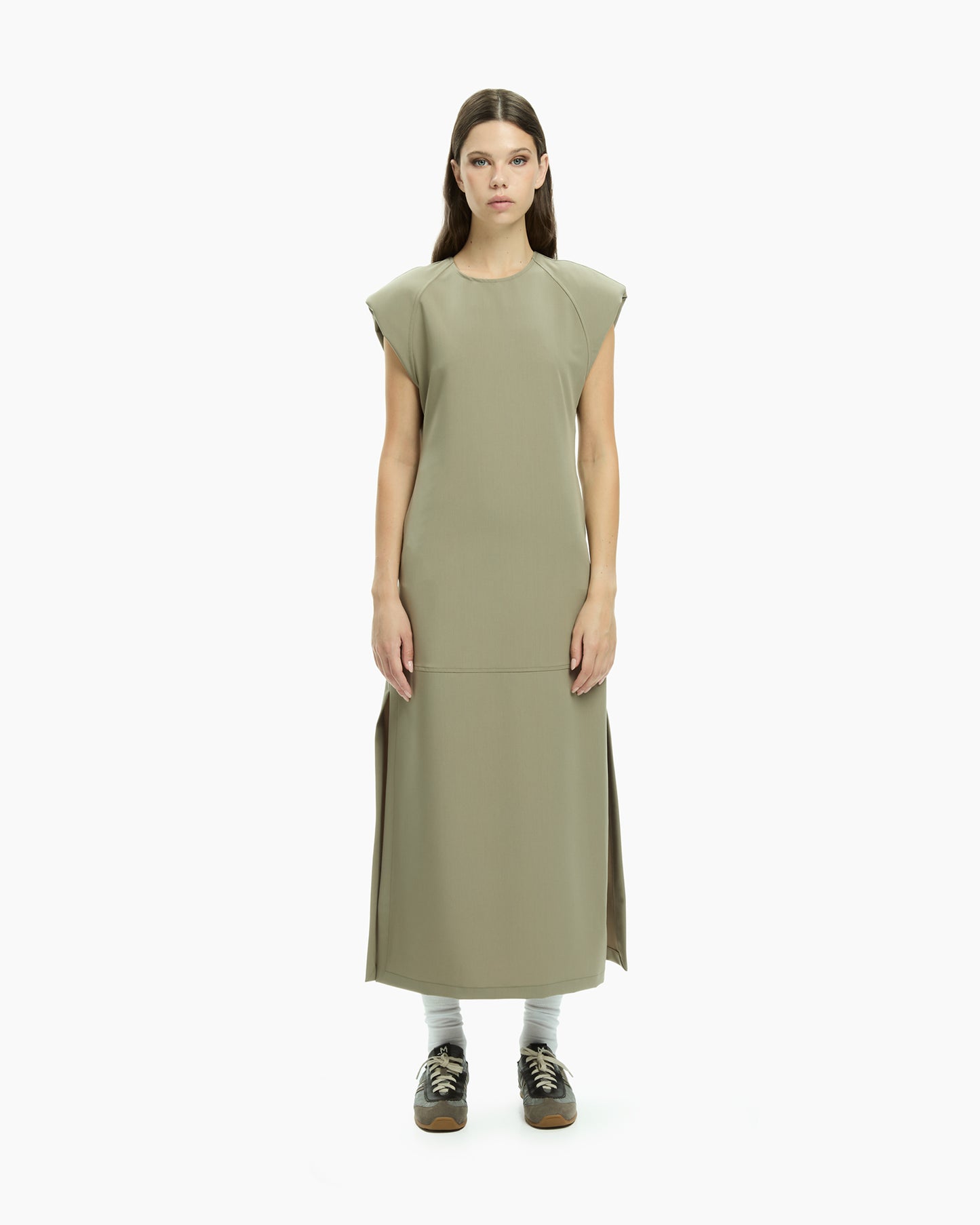 MLO Abito midi VERDE
