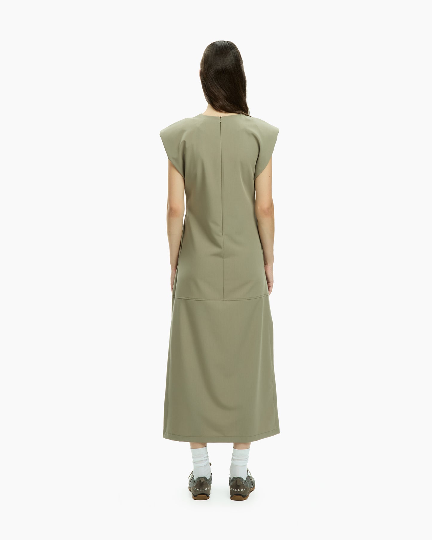 MLO Abito midi VERDE