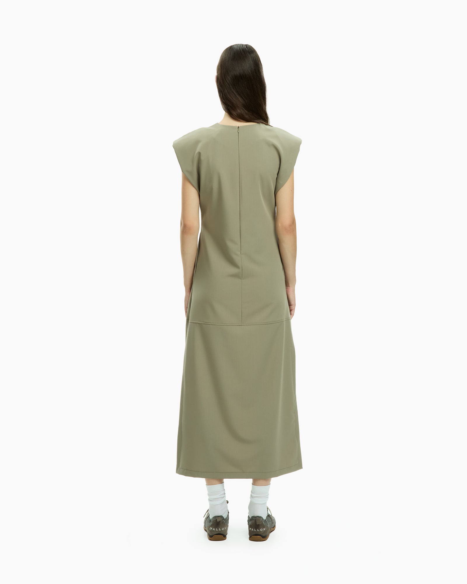 MLO Abito midi VERDE