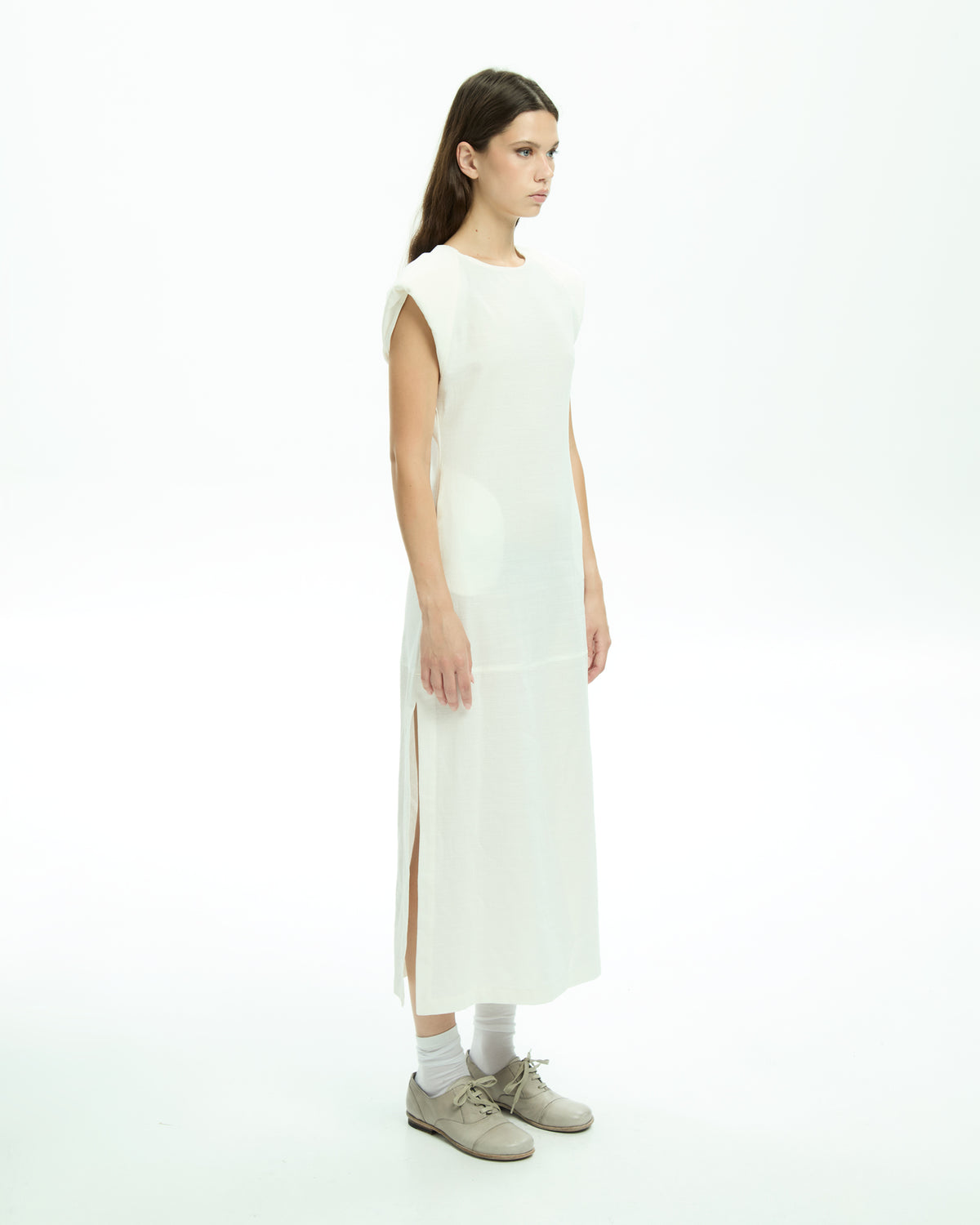MLO Abito midi BIANCO