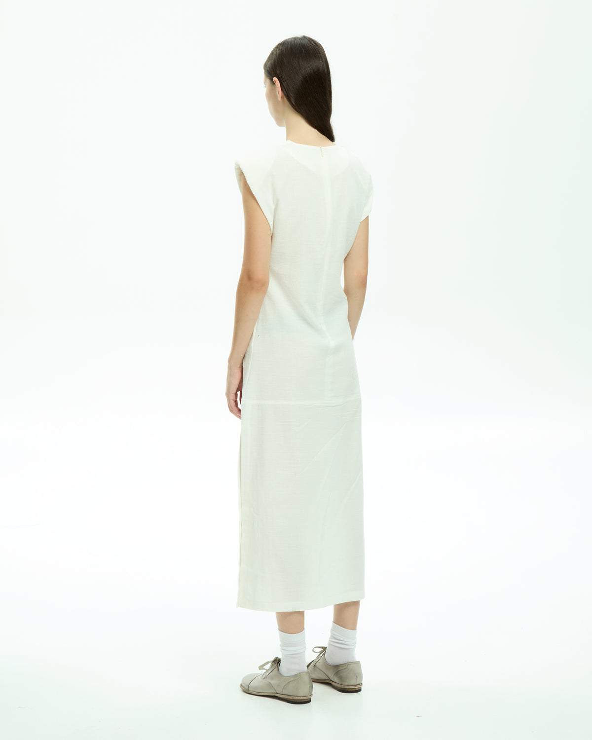 MLO Abito midi BIANCO
