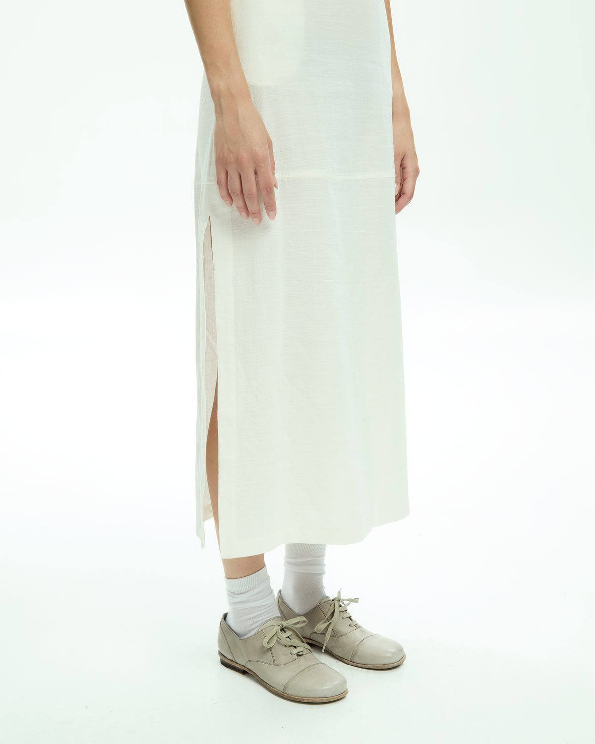 MLO Abito midi BIANCO