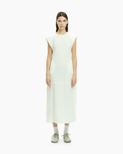 MLO Abito midi BIANCO