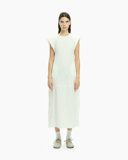 MLO Abito midi BIANCO