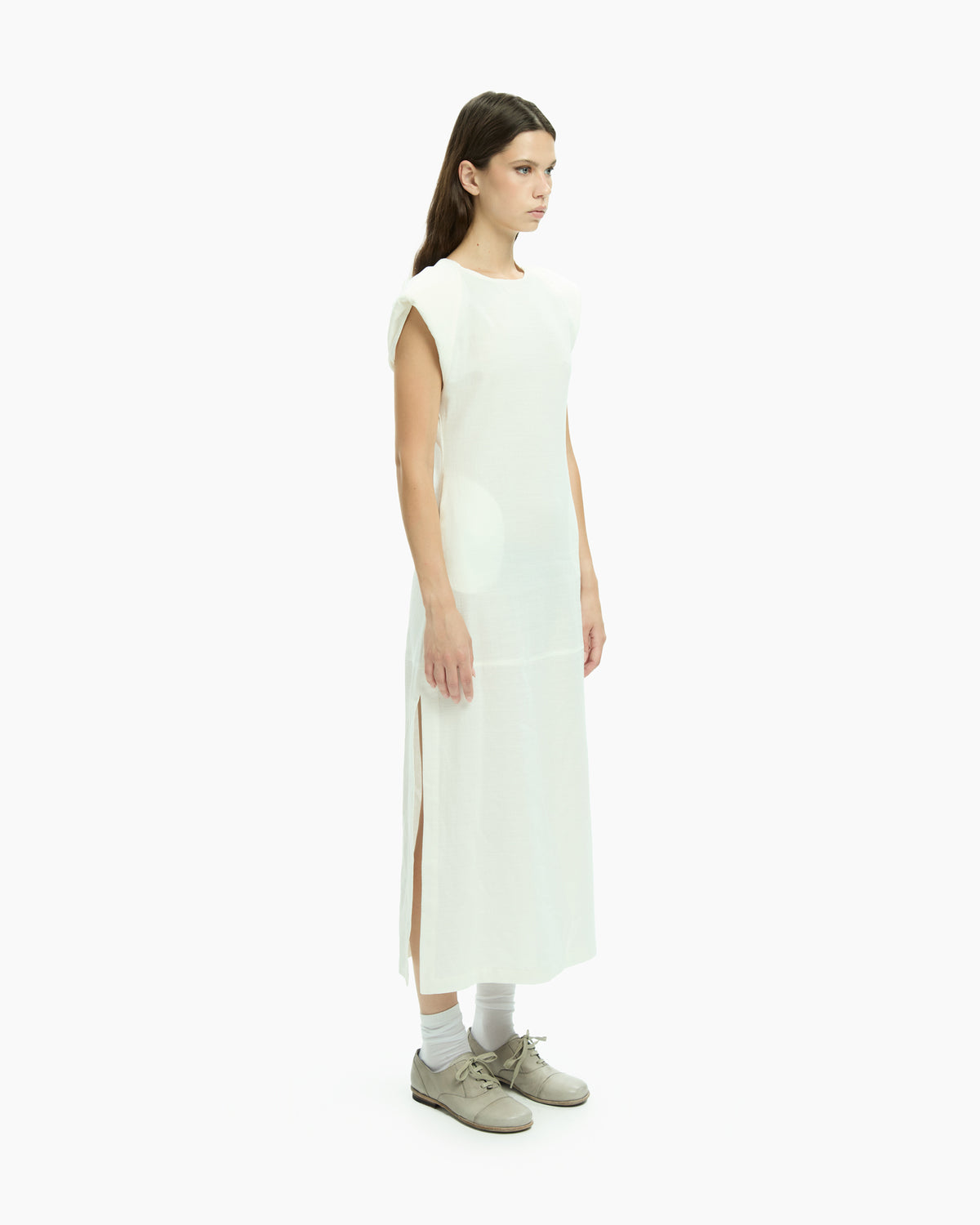 MLO Abito midi BIANCO