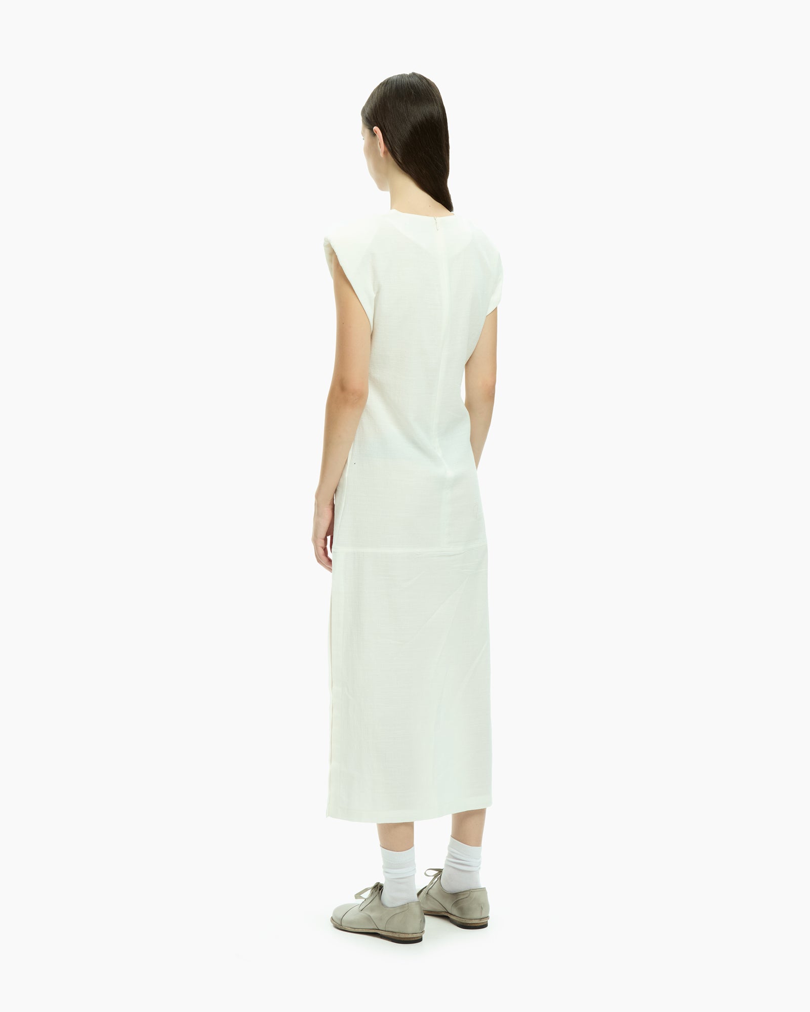 MLO Abito midi BIANCO