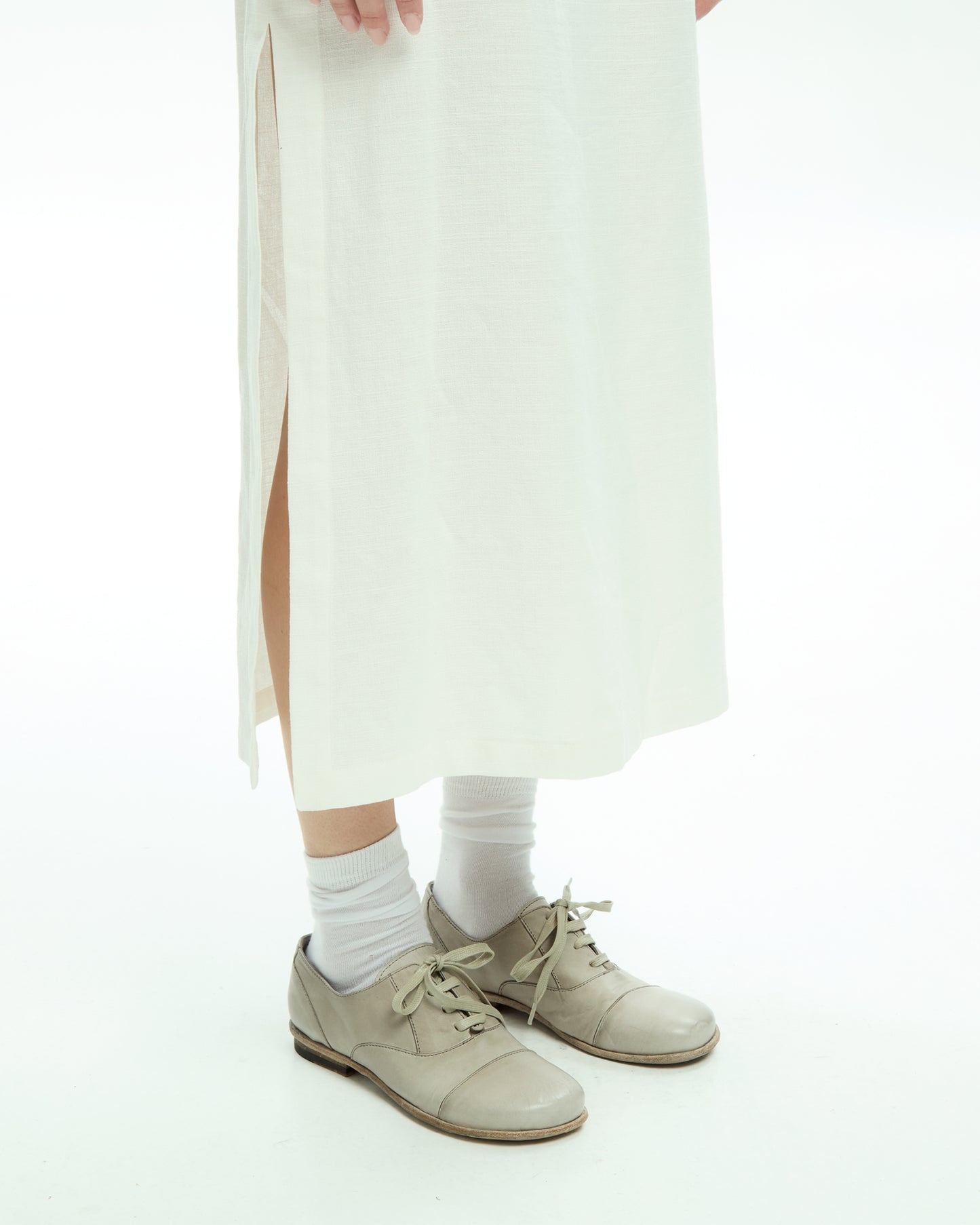 MLO Abito midi BIANCO