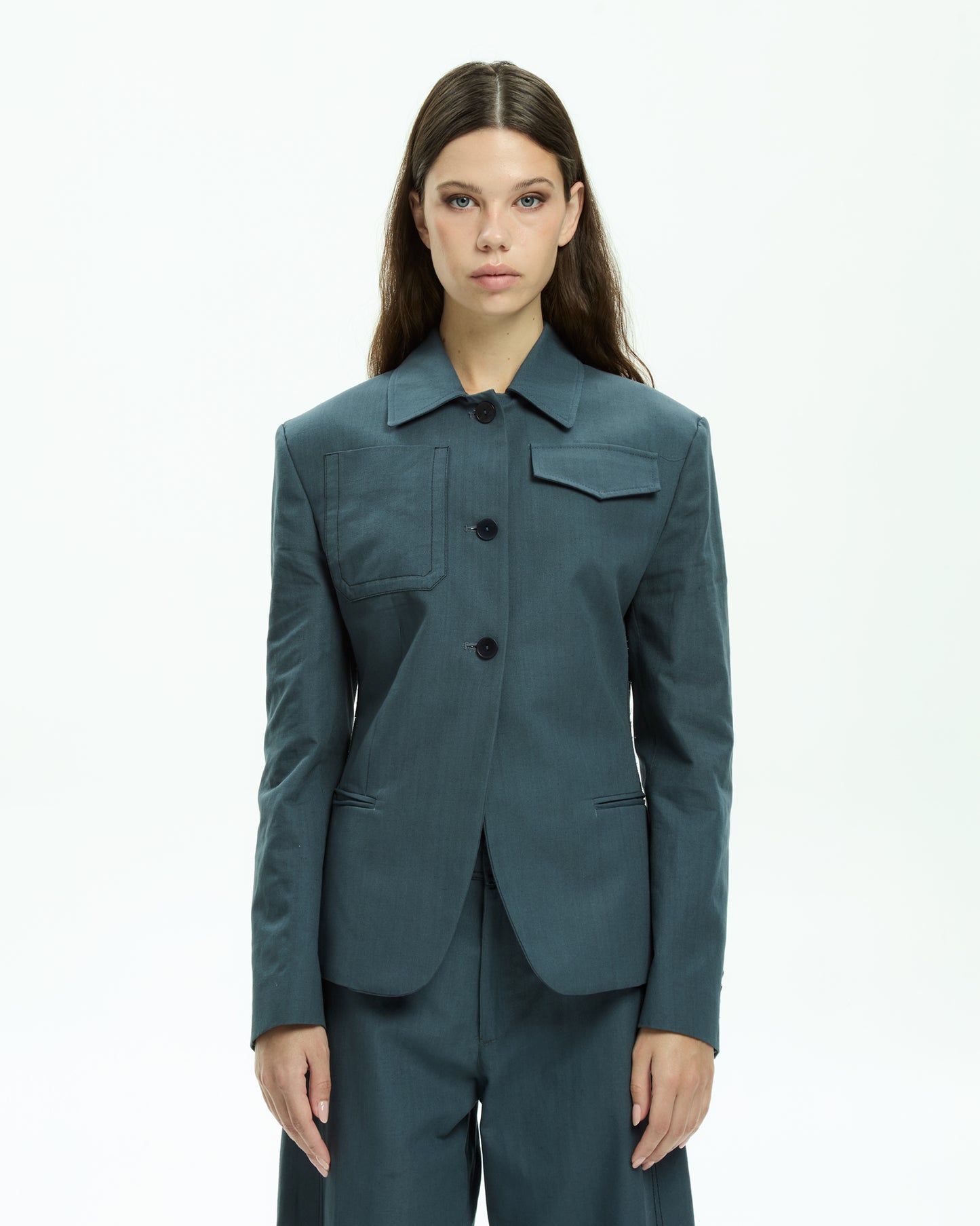 MLO Giacca sartoriale CELESTE