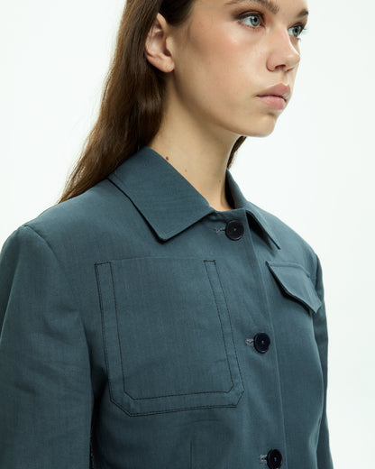 MLO Giacca sartoriale CELESTE