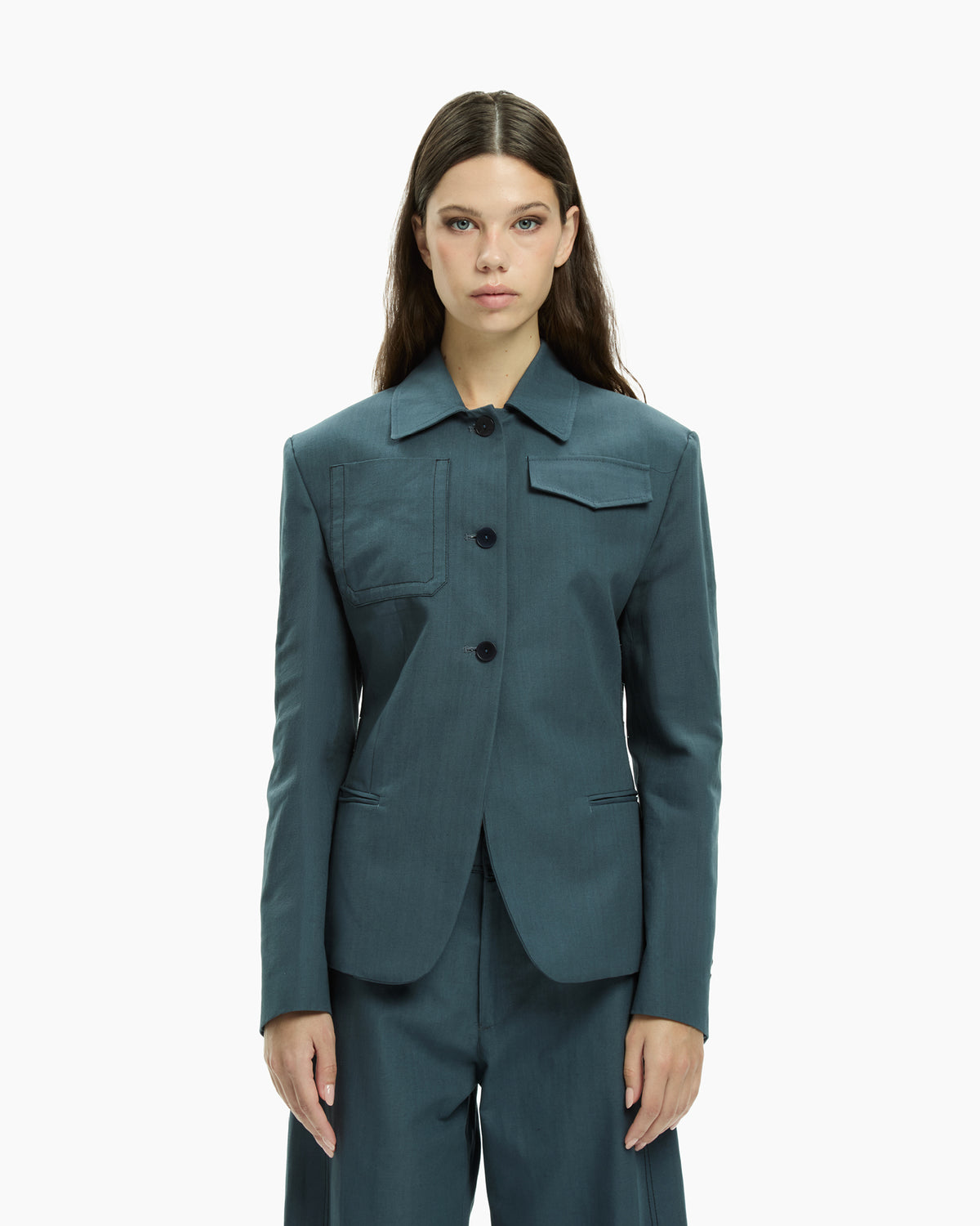 MLO Giacca sartoriale CELESTE