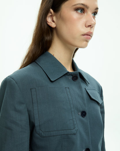 MLO Giacca sartoriale CELESTE