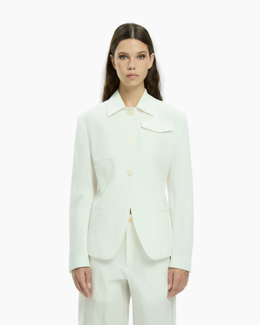 MLO Giacca strutturata BIANCO