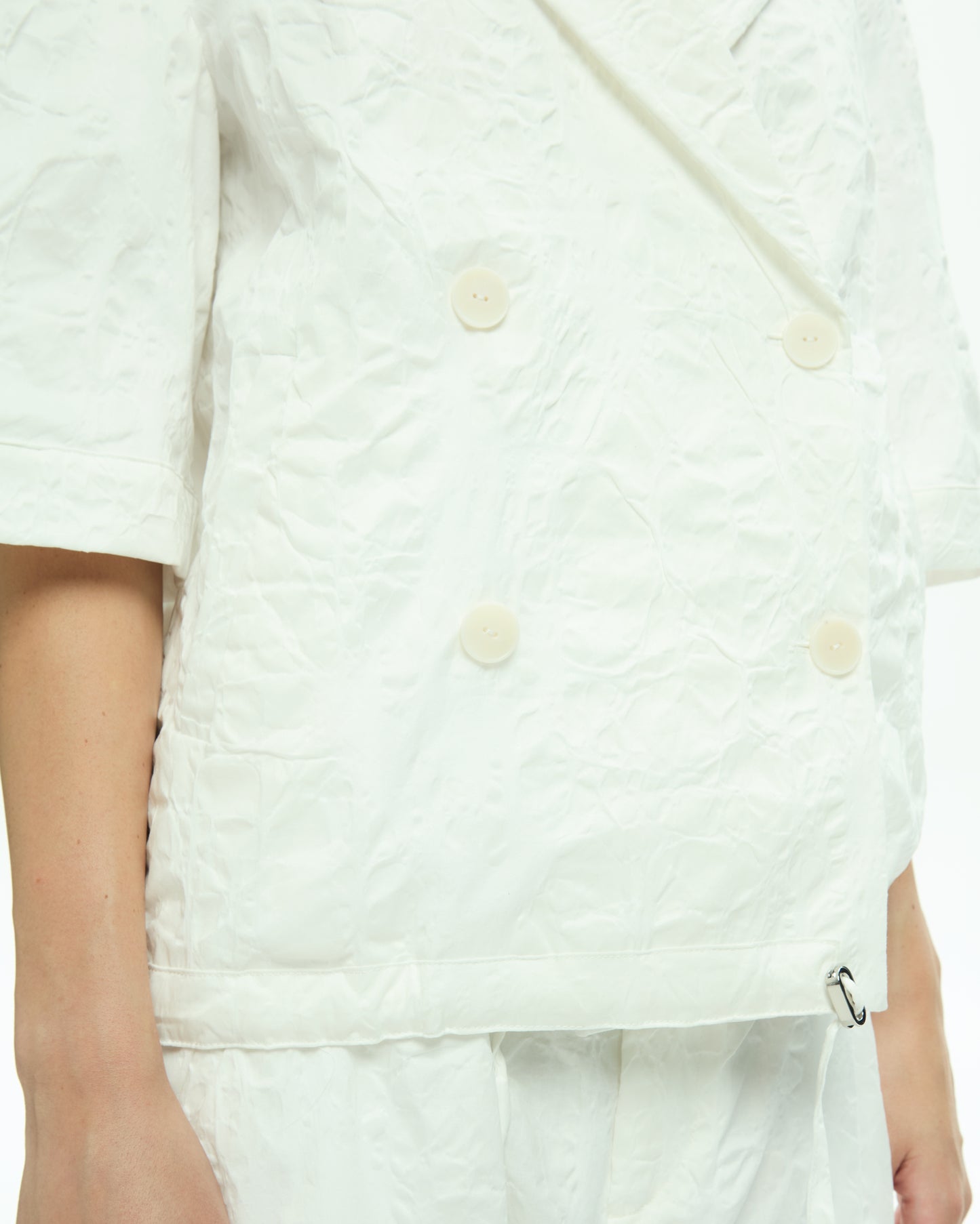 MLO Giacca con maniche corte BIANCO