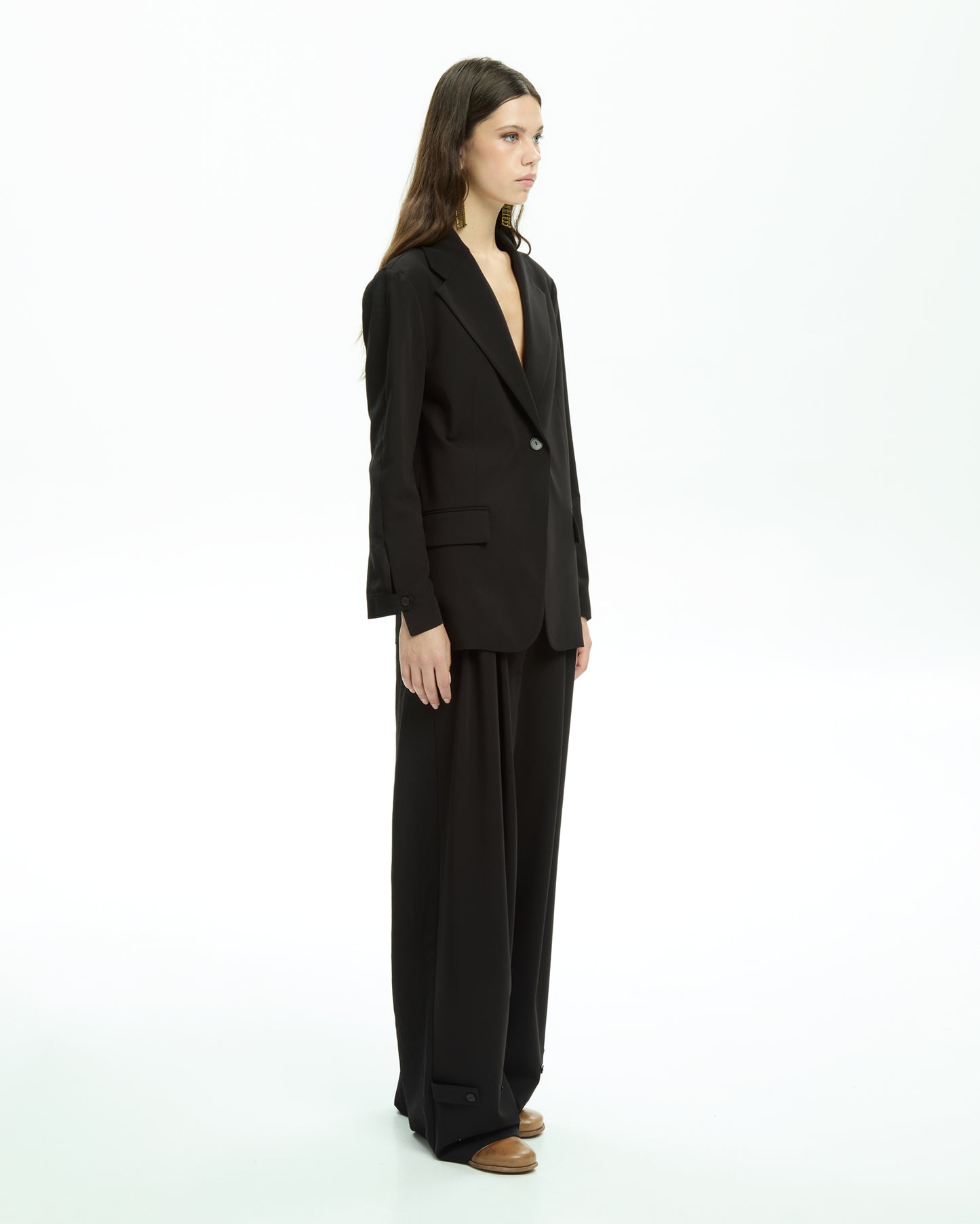 MLO Giacca con collo revers NERO