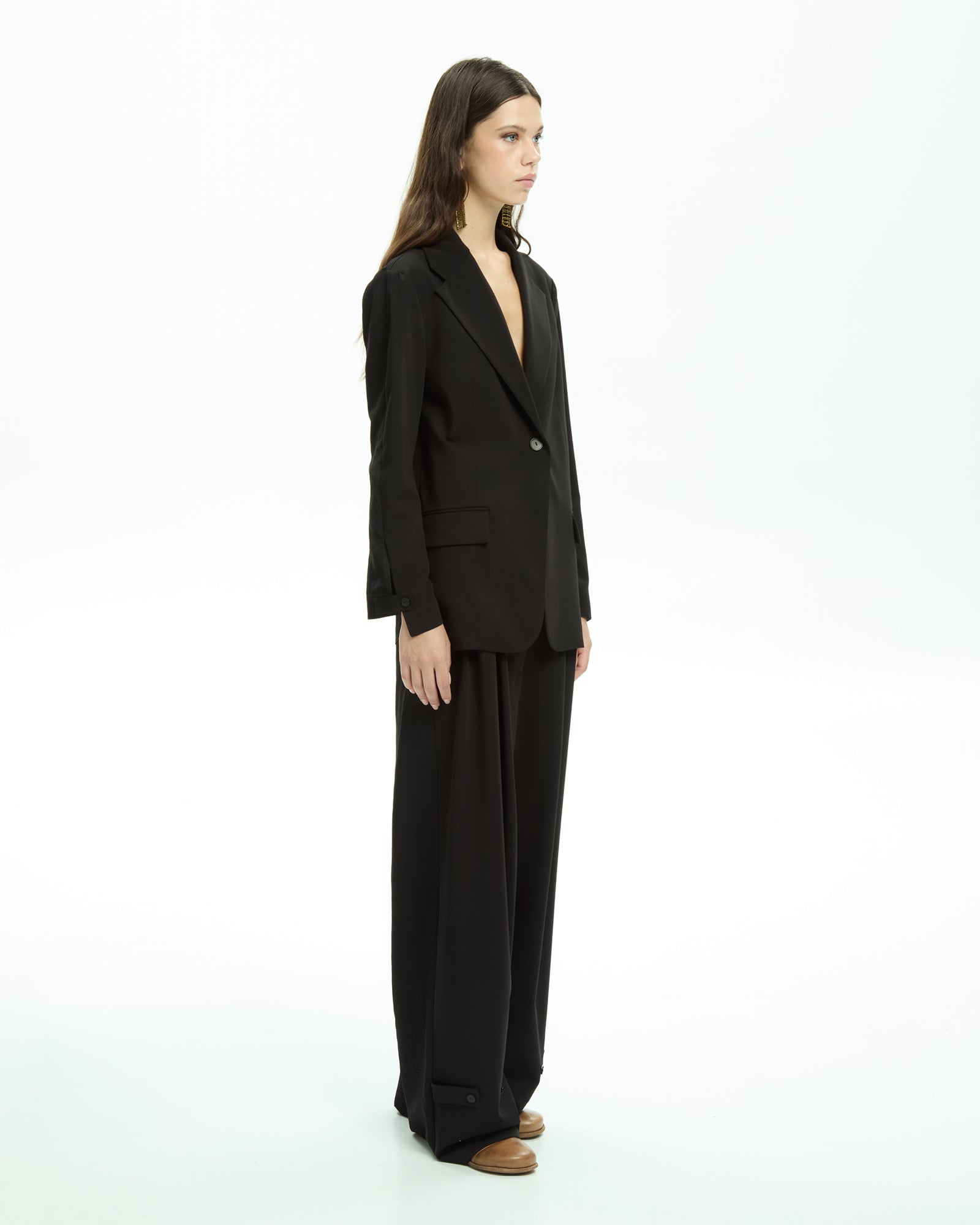 MLO Giacca con collo revers NERO