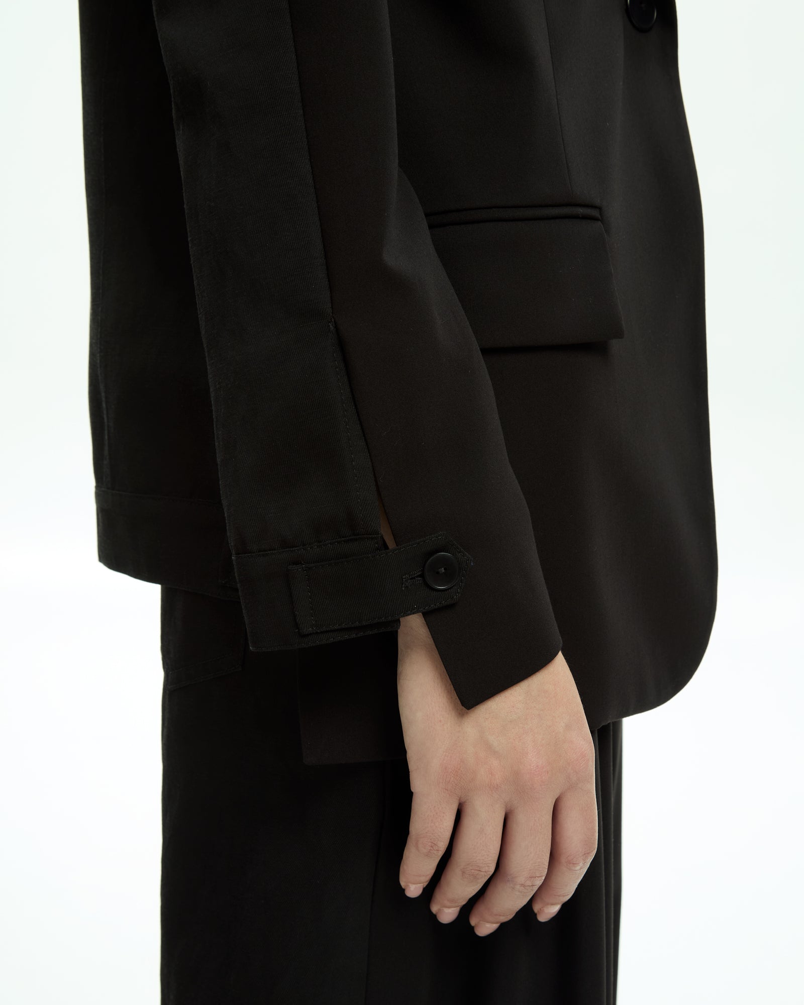MLO Giacca con collo revers NERO