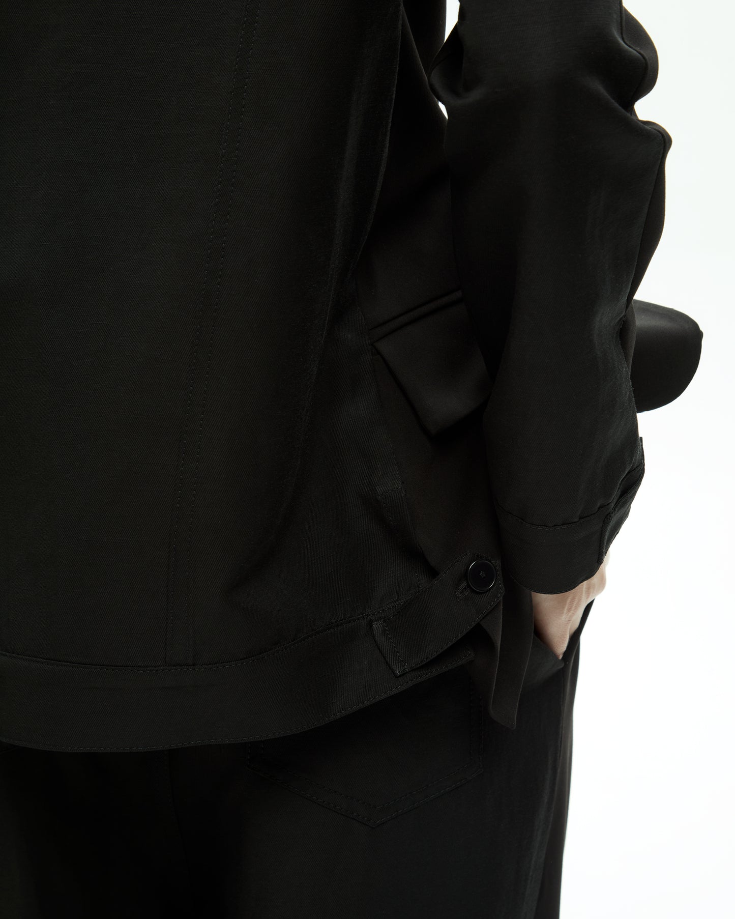 MLO Giacca con collo revers NERO