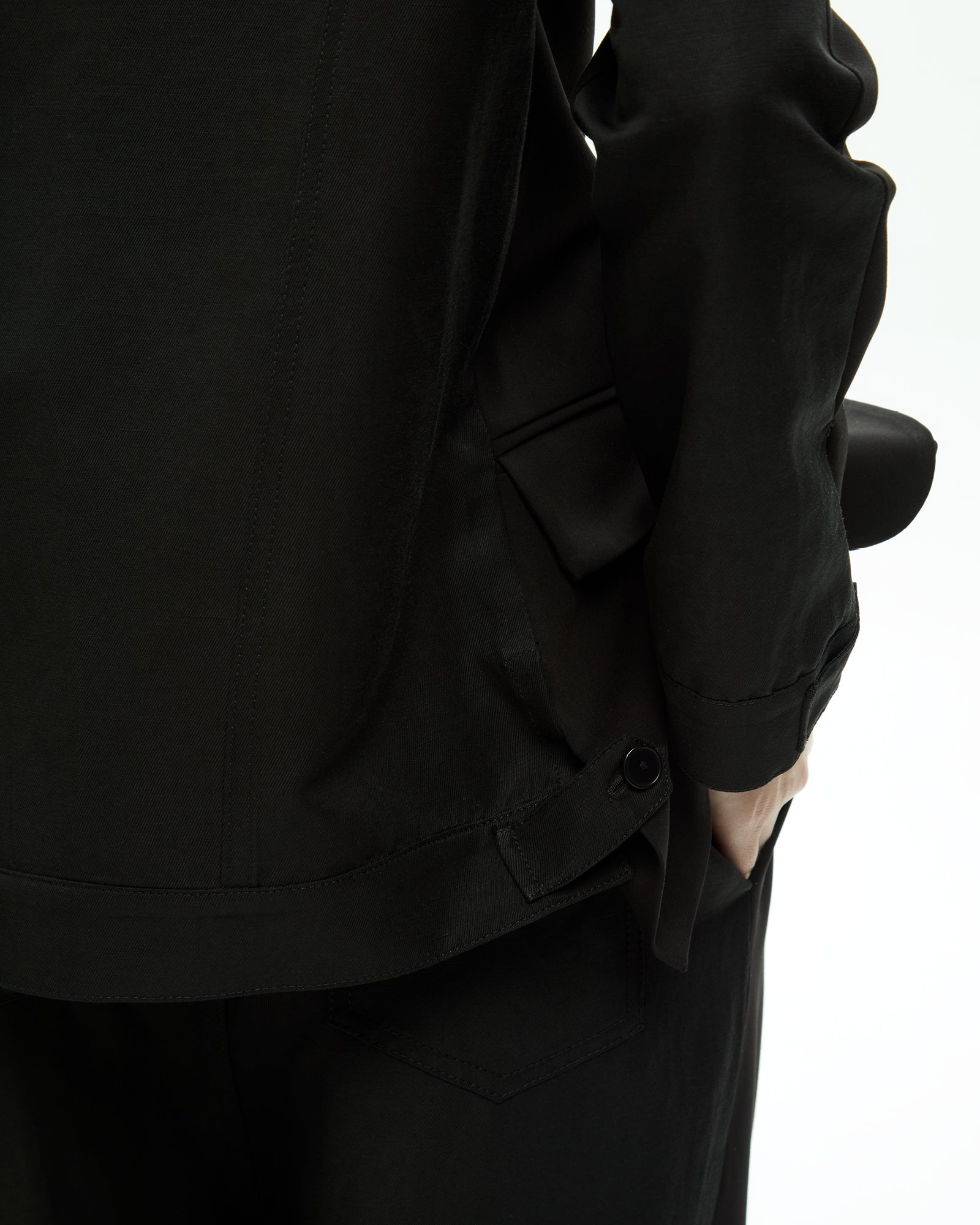 MLO Giacca con collo revers NERO