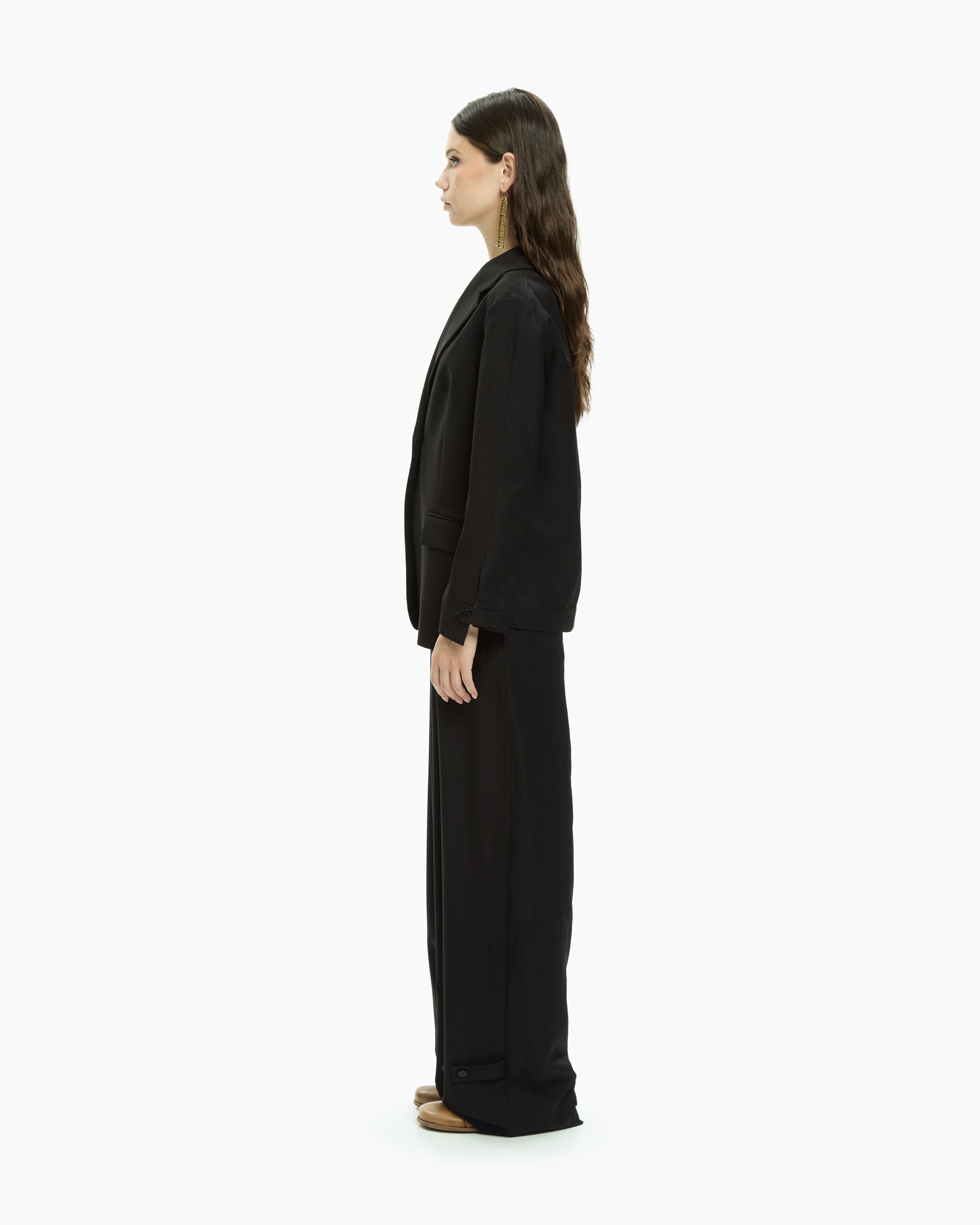MLO Giacca con collo revers NERO