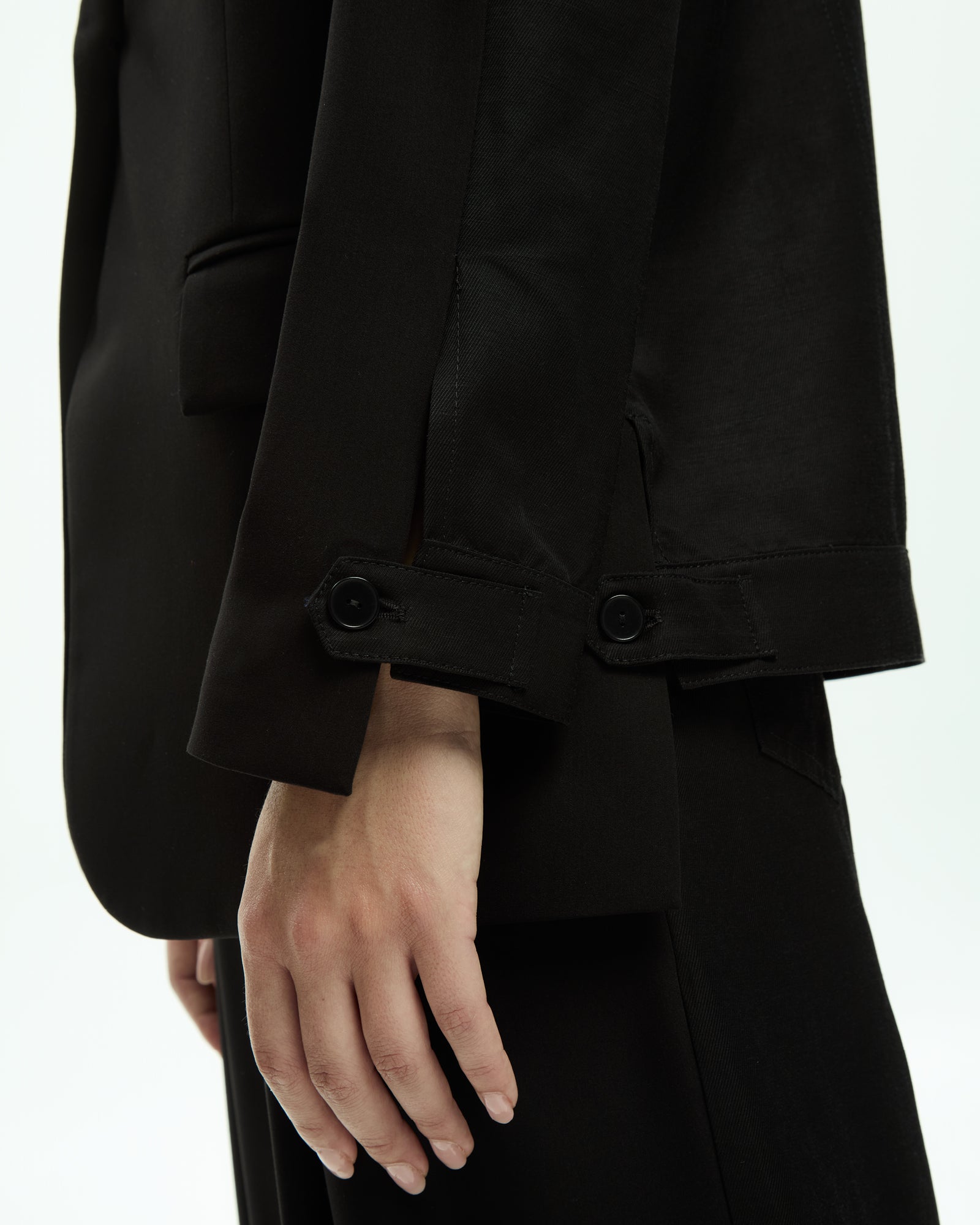 MLO Giacca con collo revers NERO