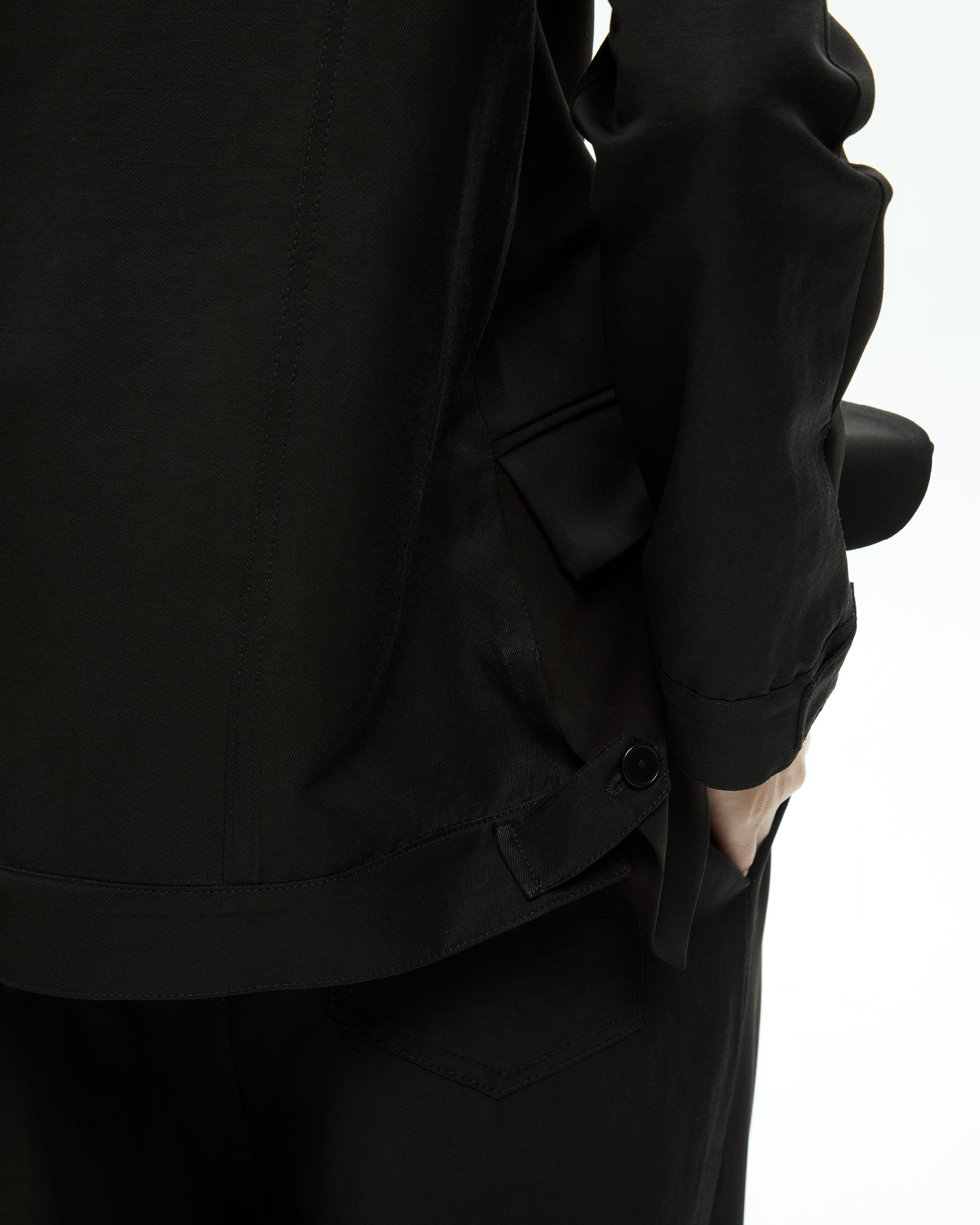 MLO Giacca con collo revers NERO