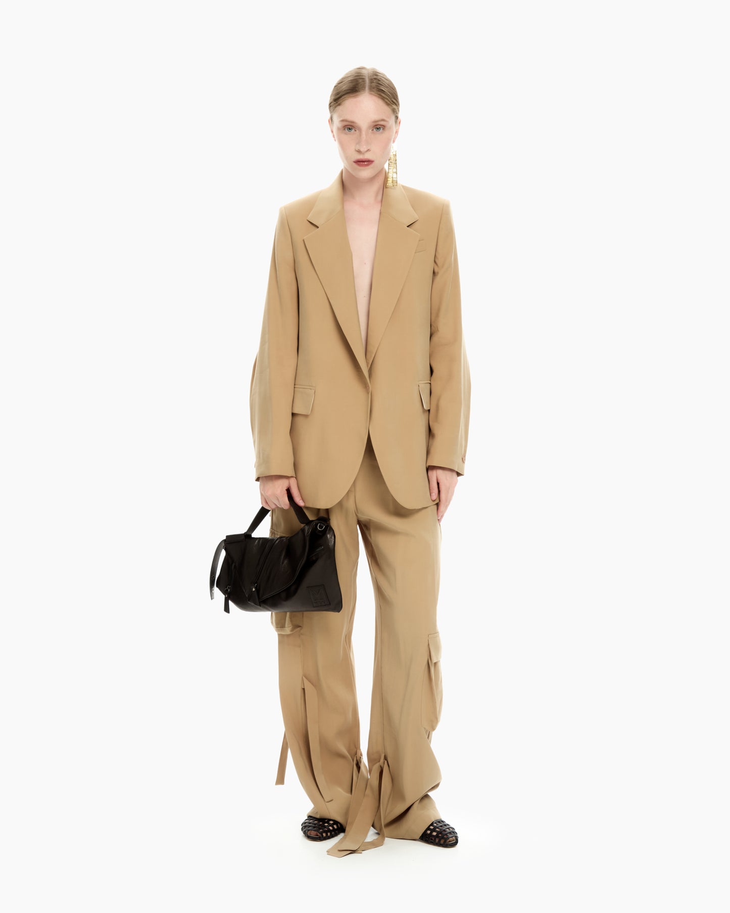 MLO Giacca oversize BEIGE
