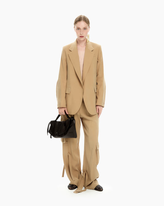 MLO Giacca oversize BEIGE