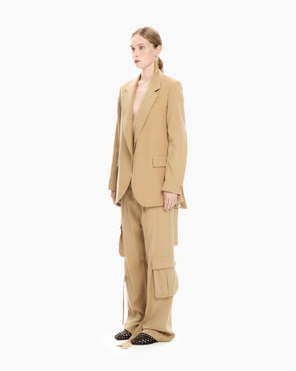 MLO Giacca oversize BEIGE