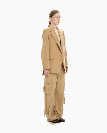 MLO Giacca oversize BEIGE