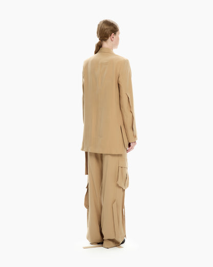 MLO Giacca oversize BEIGE