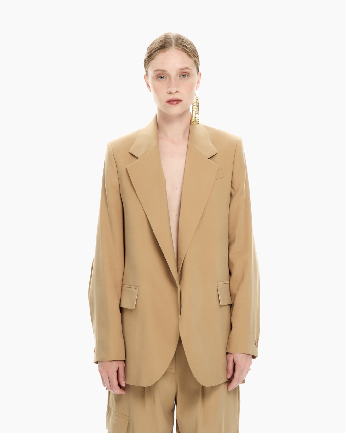 MLO Giacca oversize BEIGE