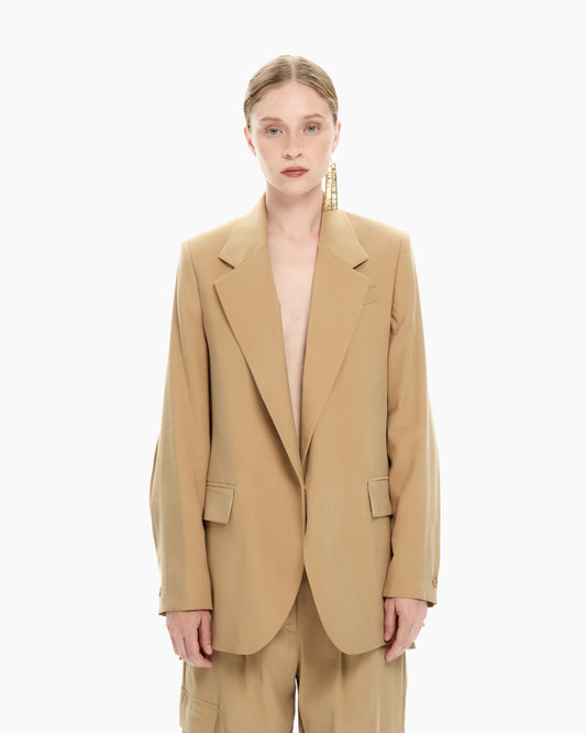 MLO Giacca oversize BEIGE