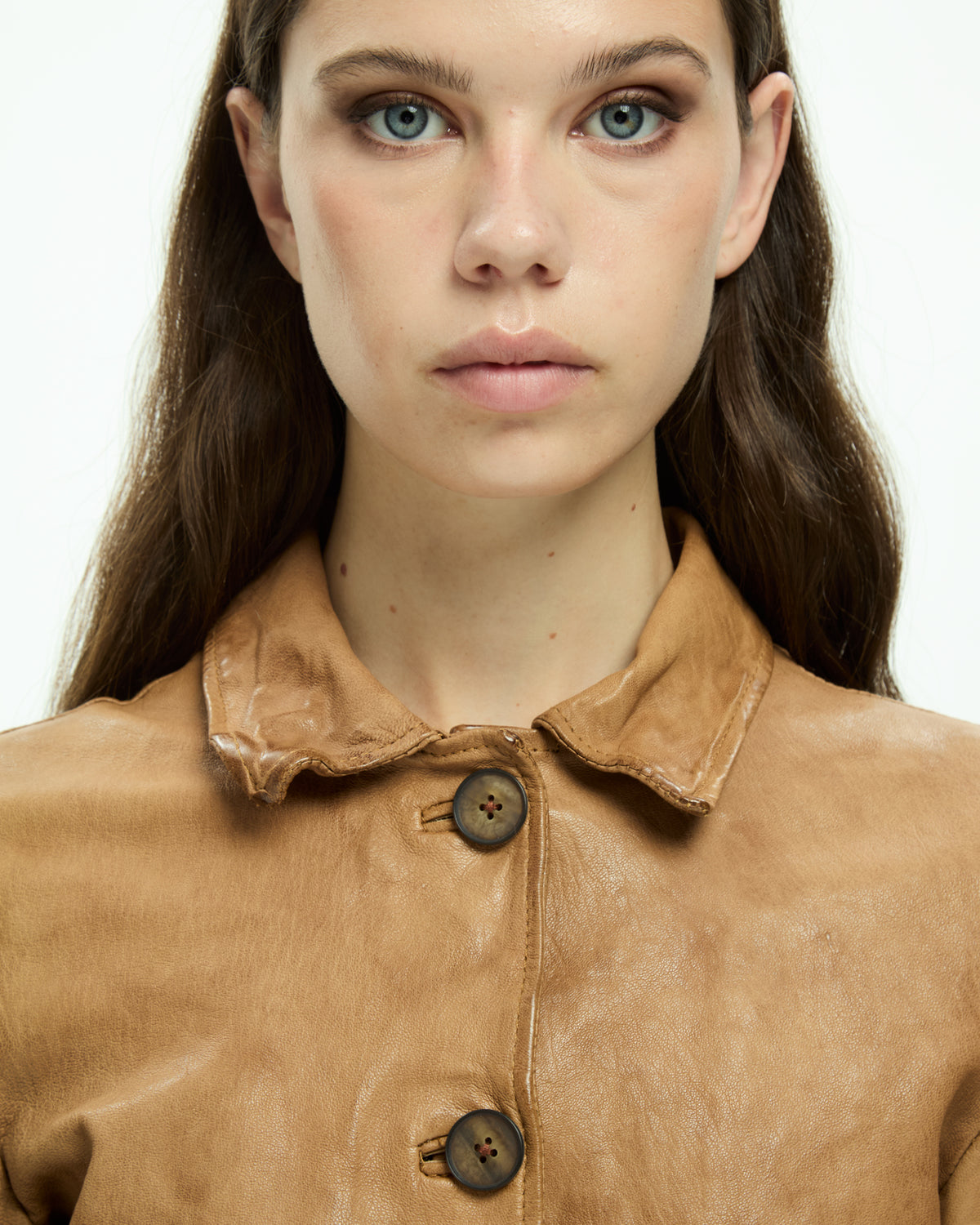 MLO Giacca in pelle BEIGE