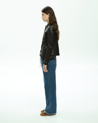 MLO Giacca in pelle NERO