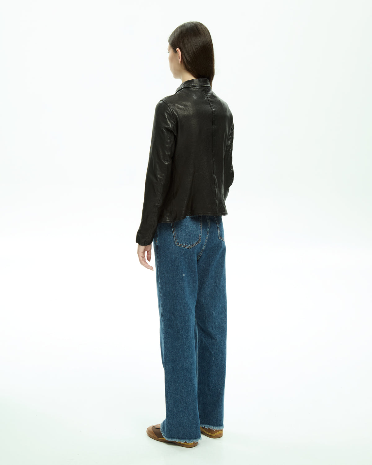 MLO Giacca in pelle NERO