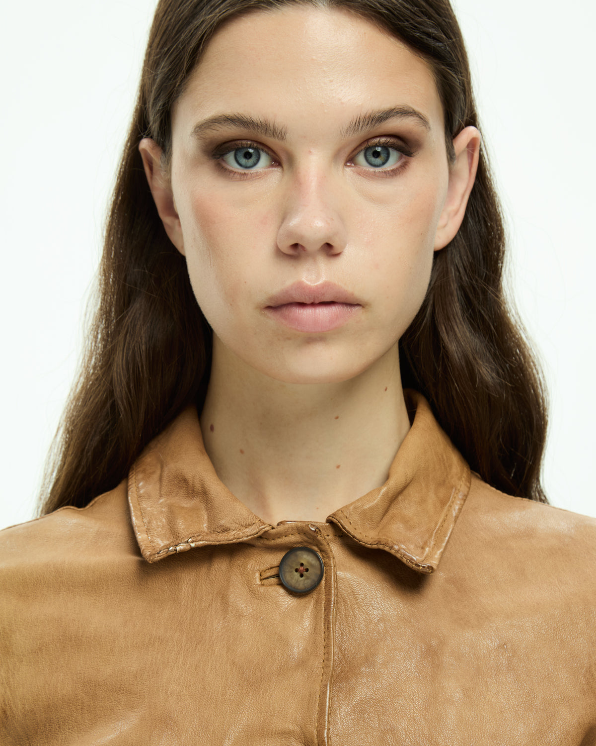 MLO Giacca in pelle BEIGE