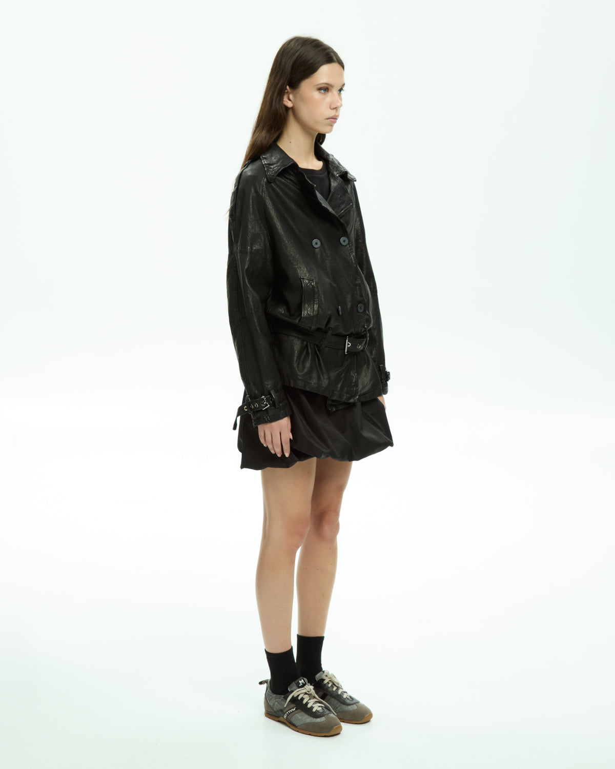 MLO Giacca in pelle NERO