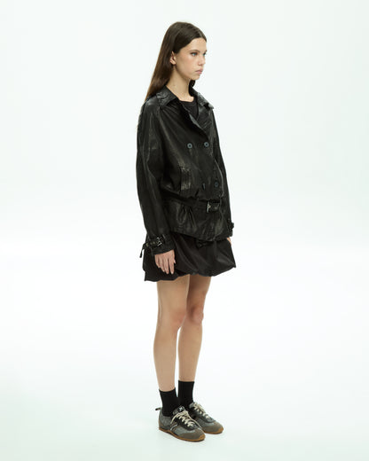 MLO Giacca in pelle NERO