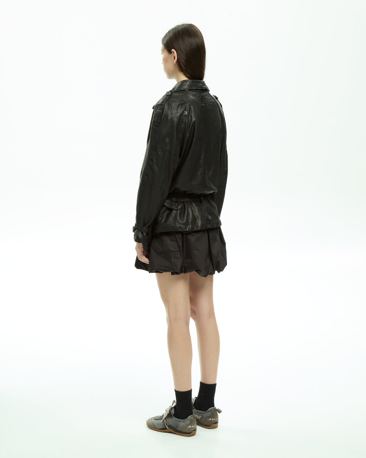 MLO Giacca in pelle NERO