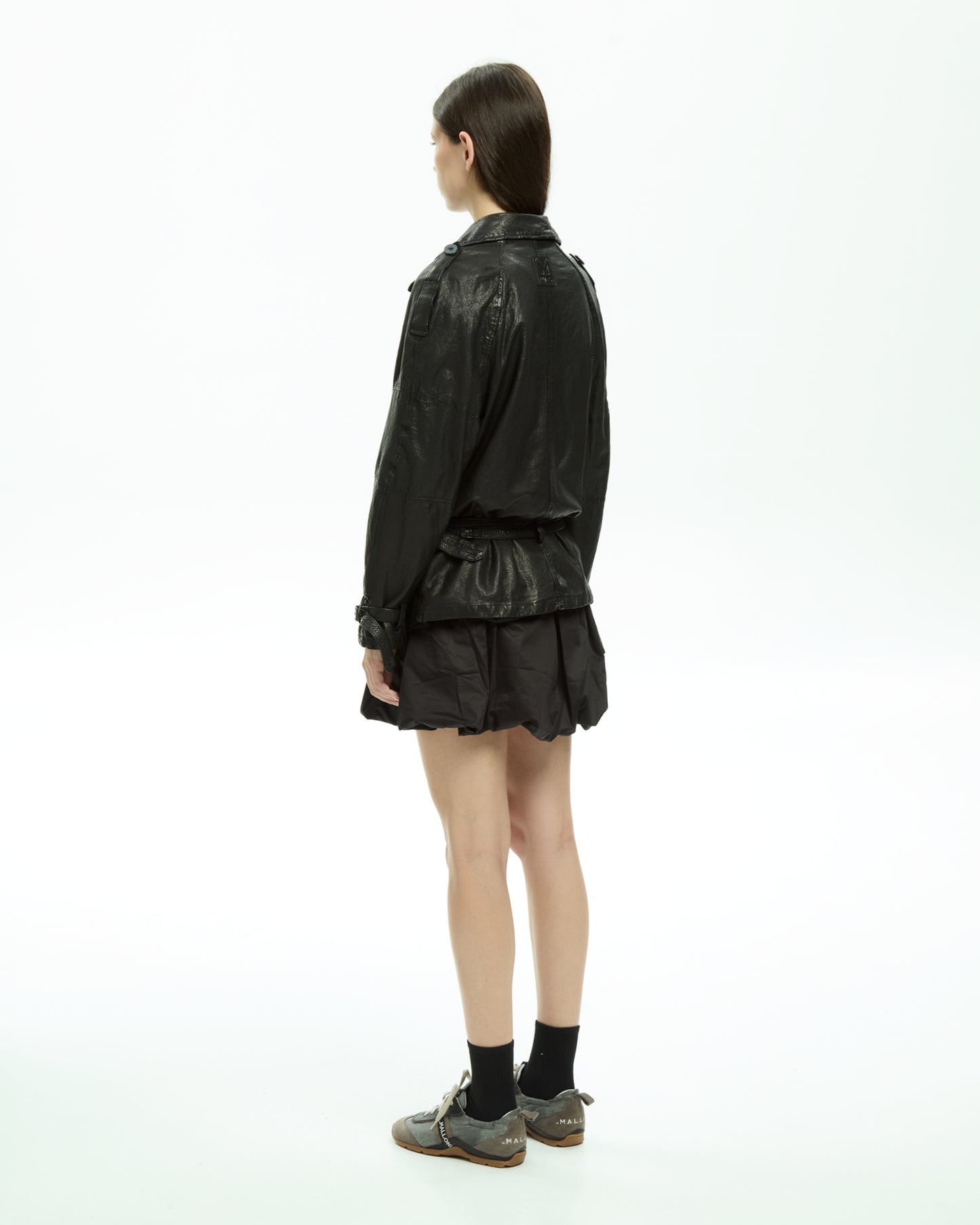 MLO Giacca in pelle NERO